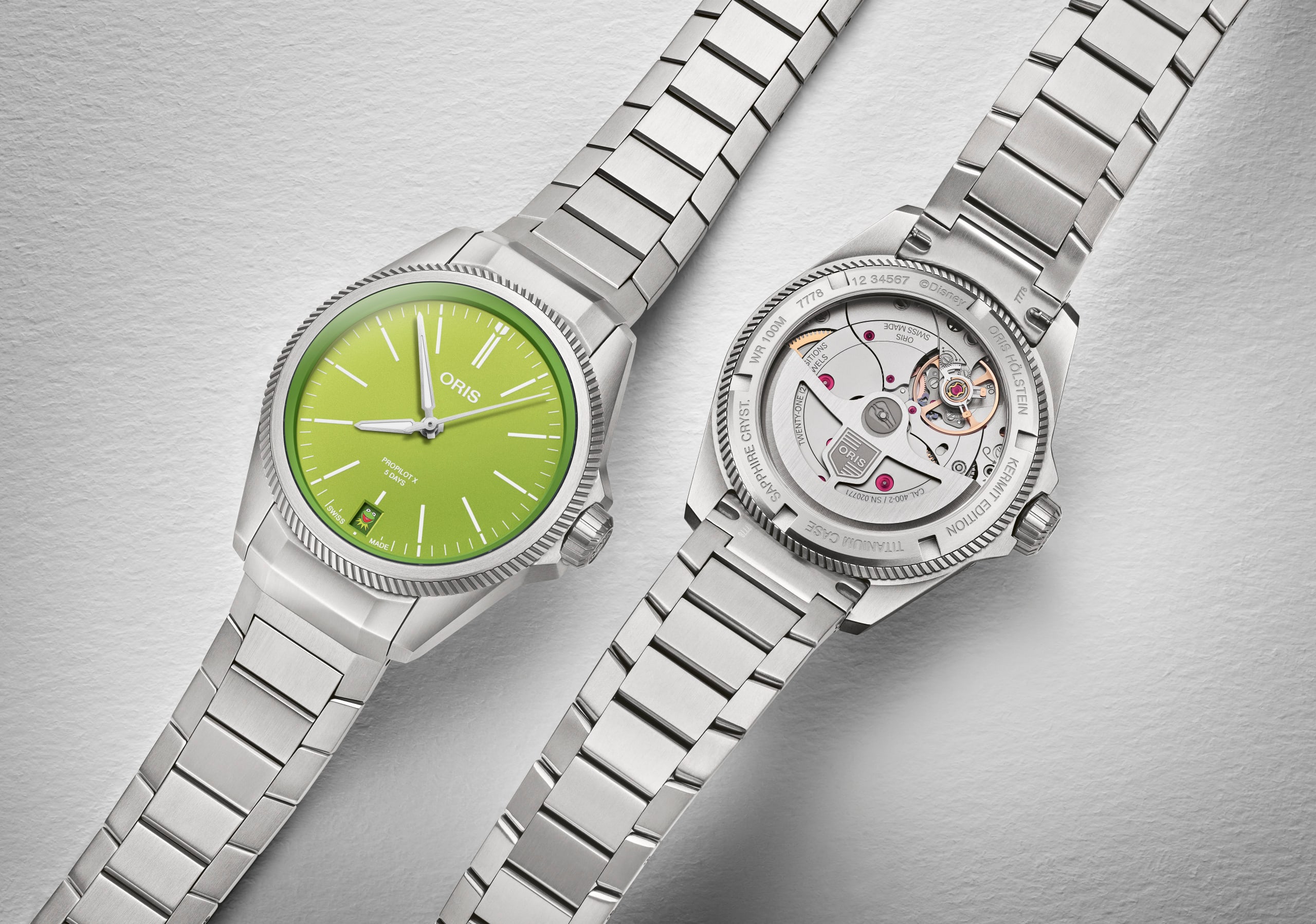 オリス(ORIS) プロパイロットX カーミットエディション 39mm 01 400